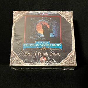 Dungeons and Dragons Master Decks NEW Sealed 9458 TSR Psionic Powers D&D
